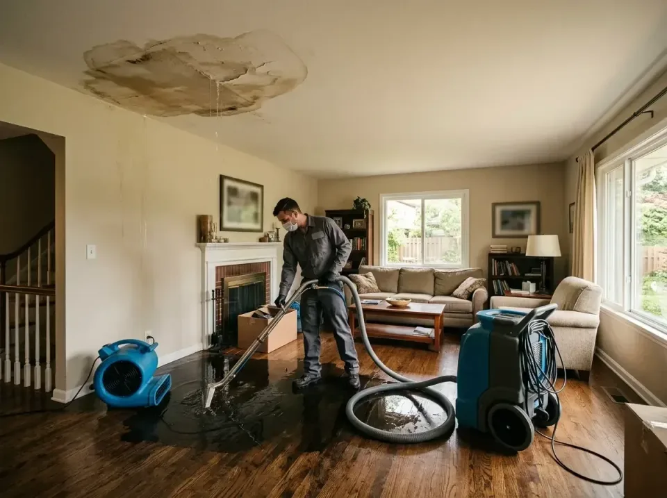 attic-pipe-burst-ceiling-drip-008 — frequently asked questions, Water Damage Restoration & Carpet Care in Bel Air North, MD